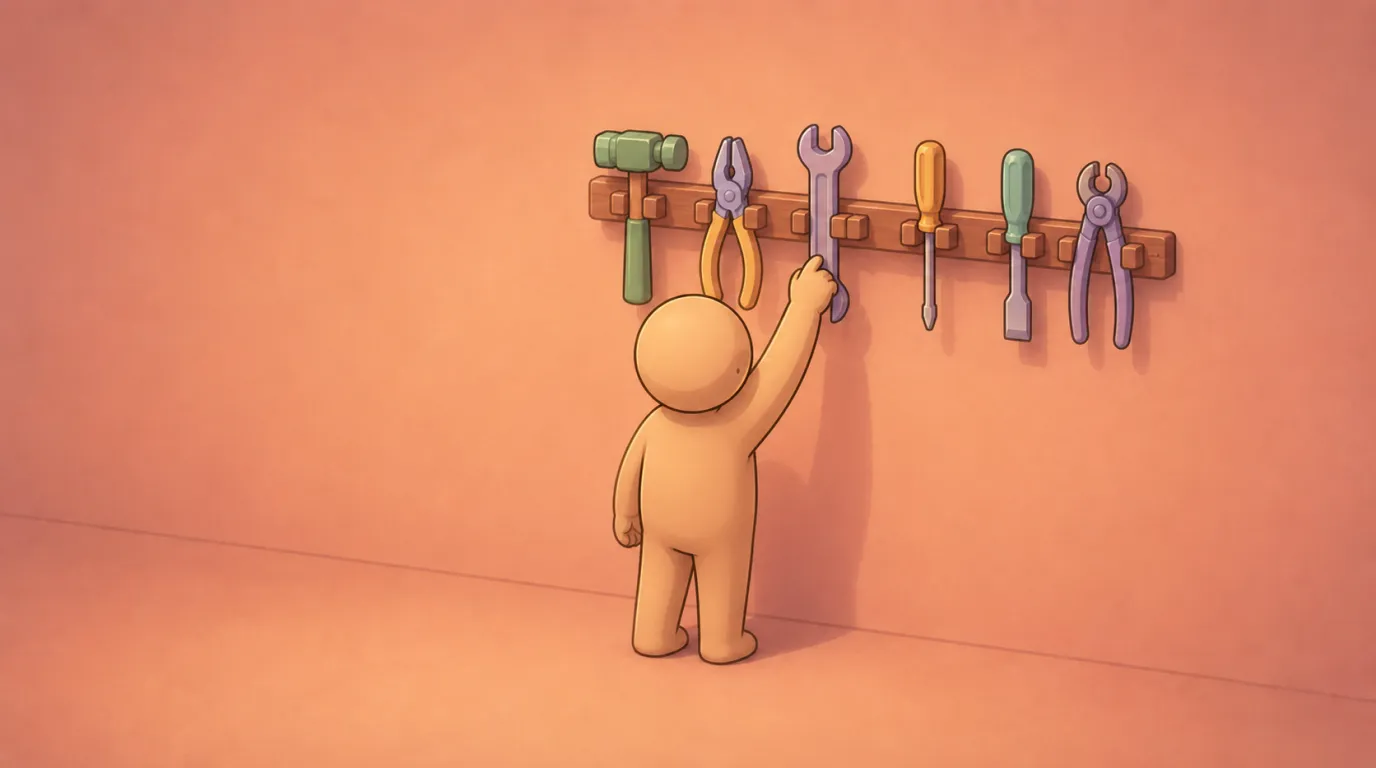 Choosing the one right tool for the task at hand.